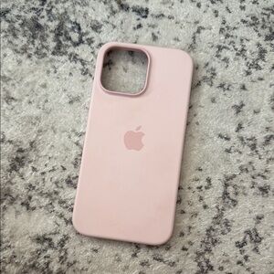 Apple Pink Silicone Case for iPhone 14 Pro Max